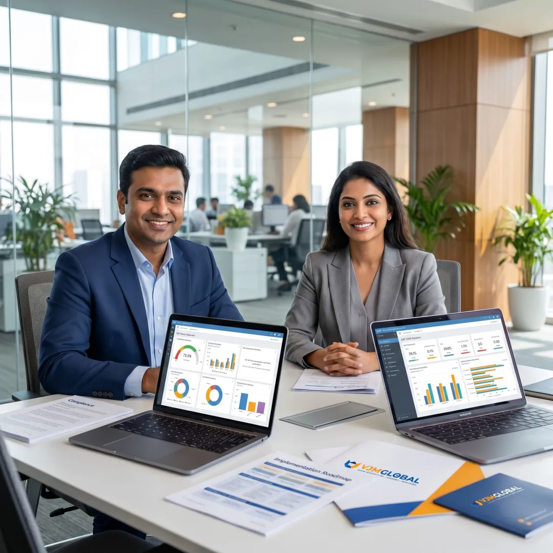 Consultants planning SAP implementation for a UK business in India