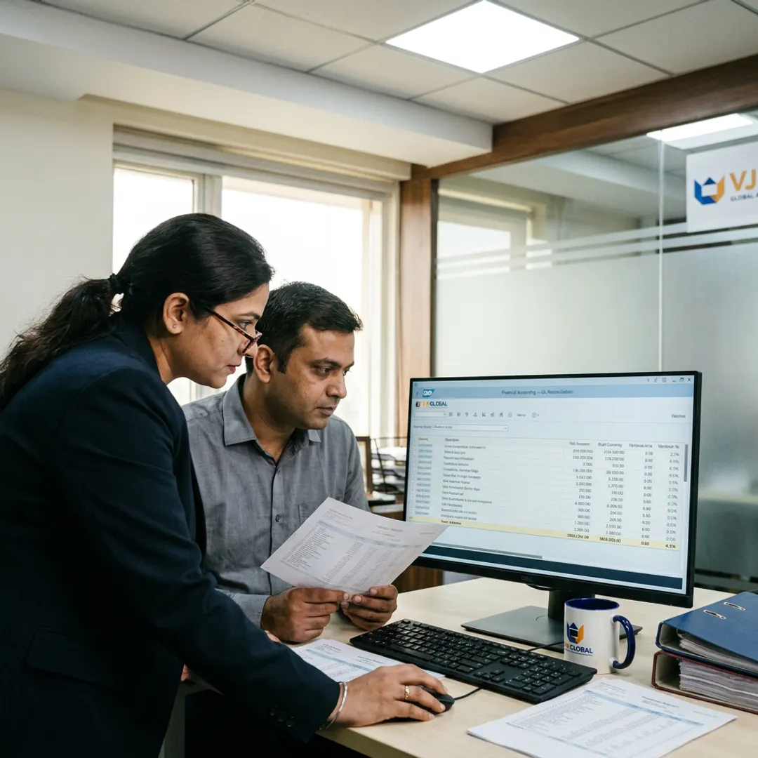 SAP accounts reconciliation dashboard review