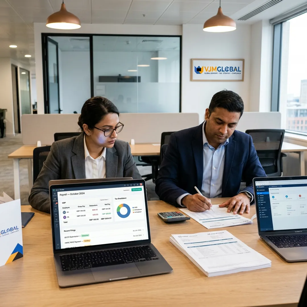 Zoho payroll and cloud accounting dashboard for UK payroll support