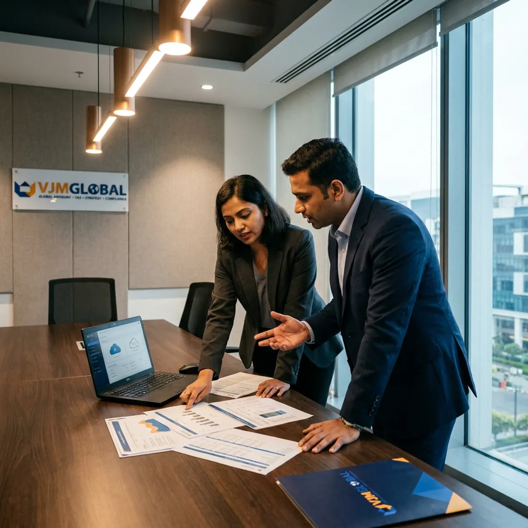 Accountants reviewing SME financial reports