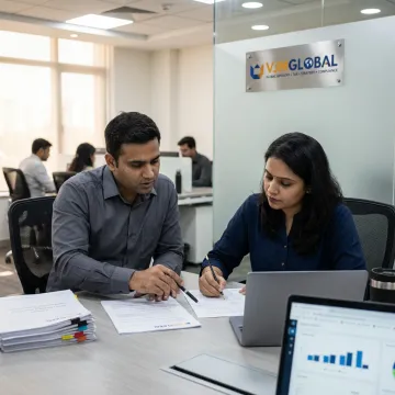 Consultants evaluating Oracle implementation partners in India