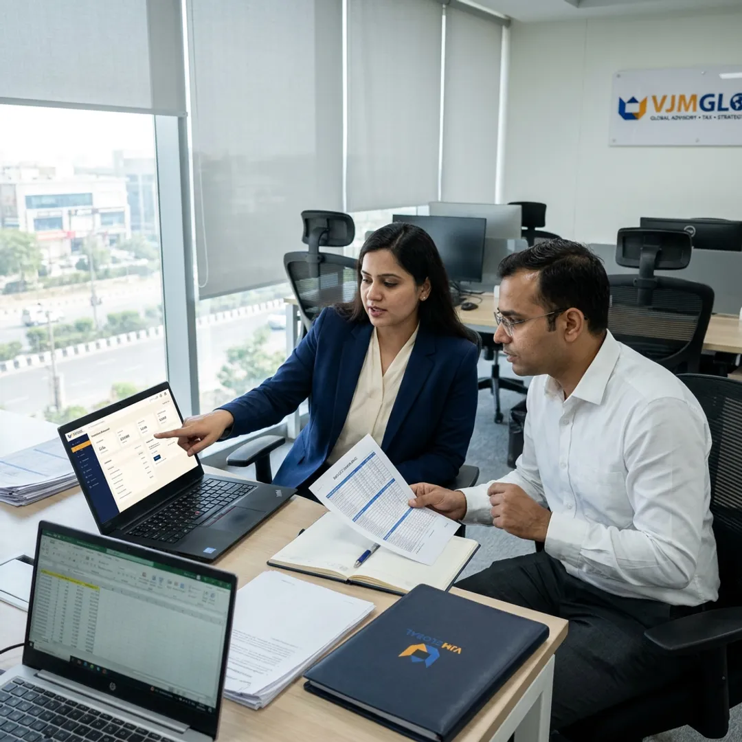 Accountants reviewing cloud financial reports