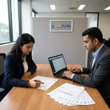 Accounting outsourcing team supporting Australian businesses