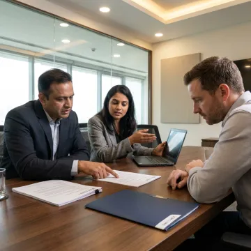 Business consultants advising foreign entrepreneurs in Germany