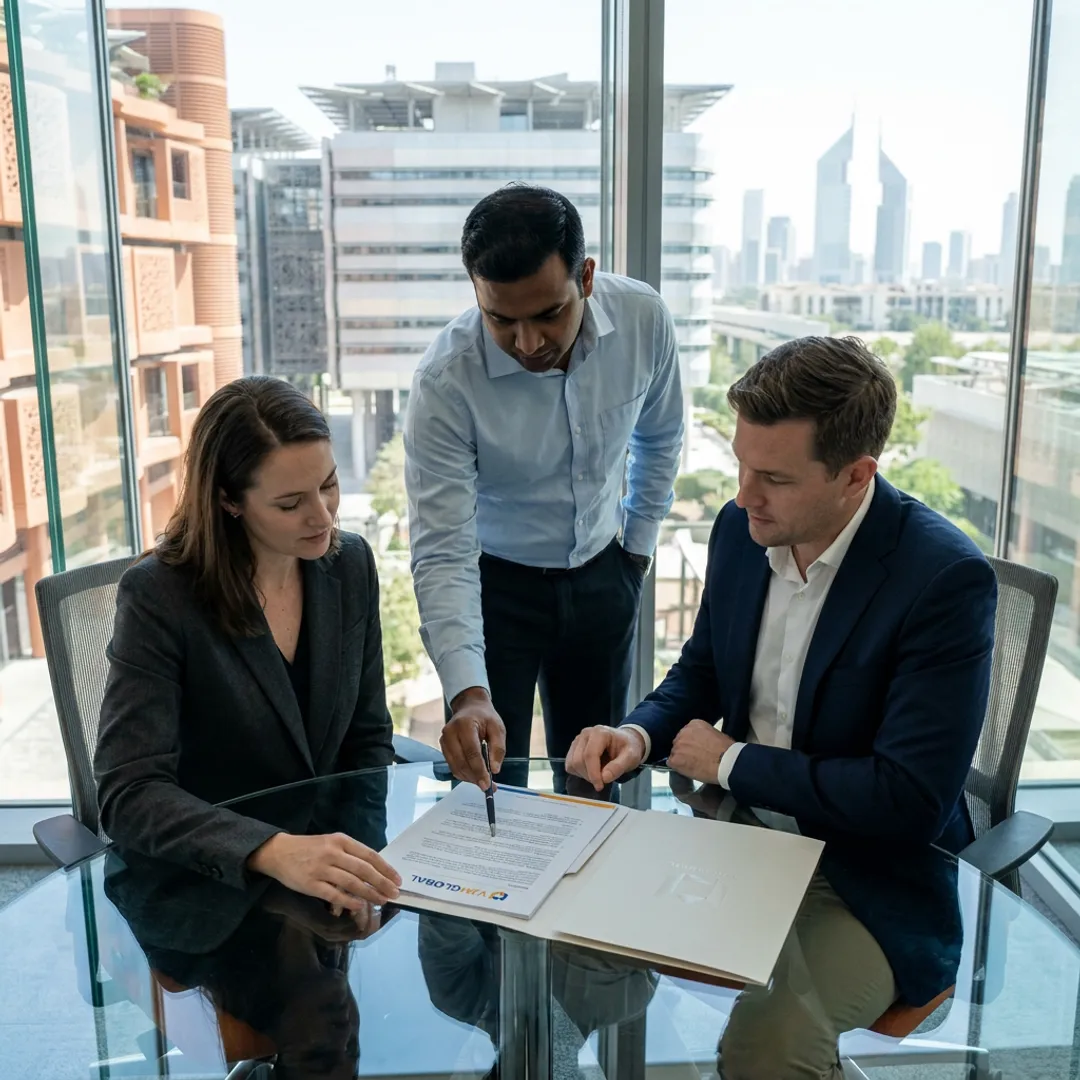 US business owners planning Masdar City company formation