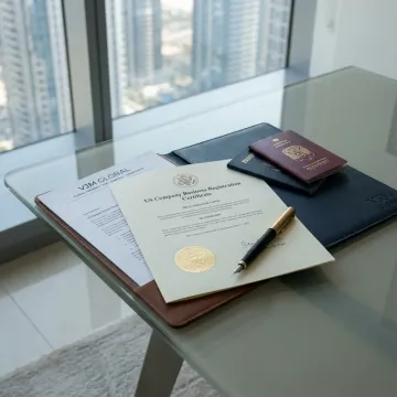 Dubai company registration documents for US business