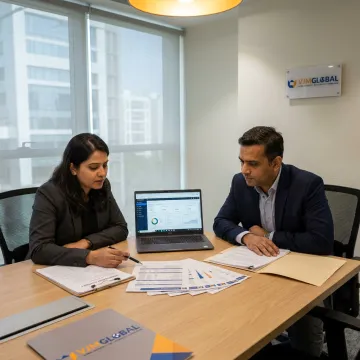 Advisors reviewing business formation documents