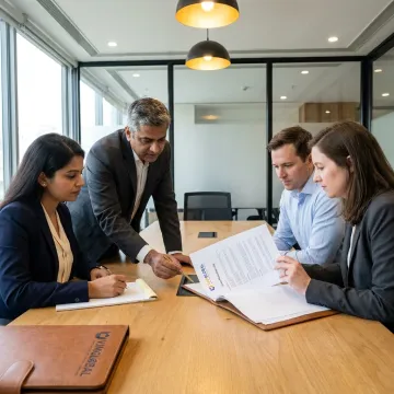 US founders reviewing Dubai company formation documents
