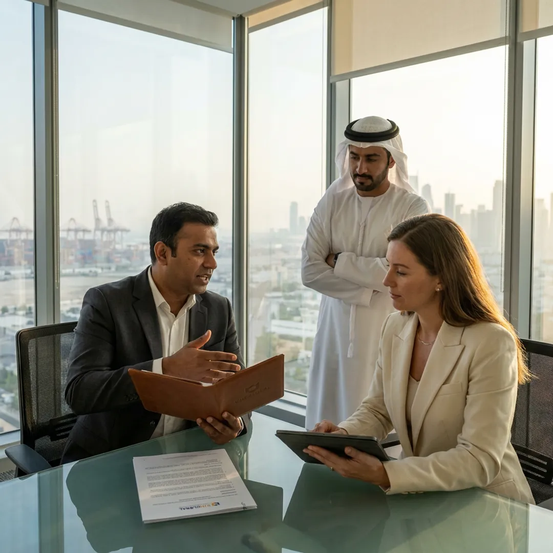 Dubai waterfront business district for JAFZA offshore company formation