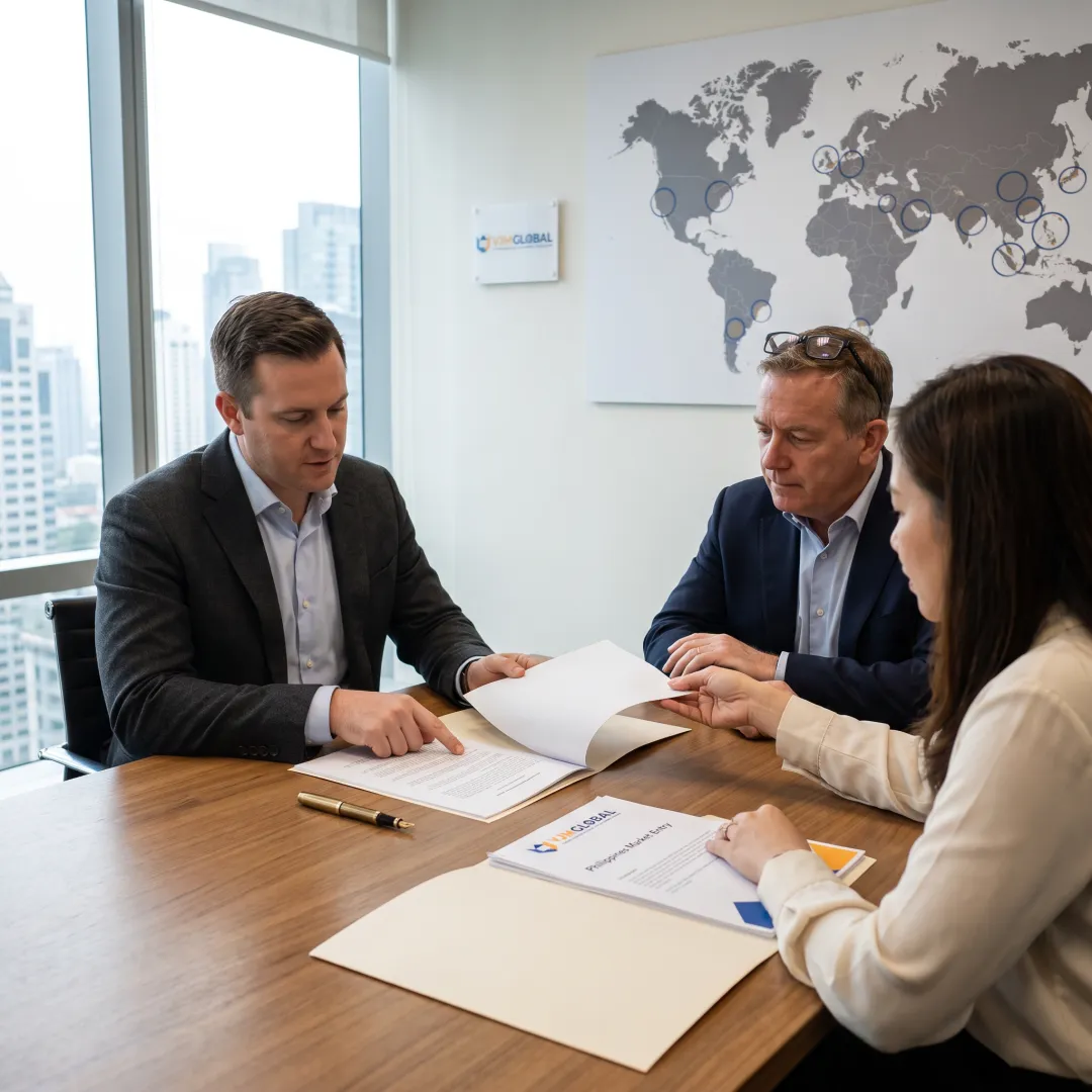 US business leaders planning a Philippine company launch
