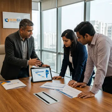 Advisor guiding a cross-border business setup process