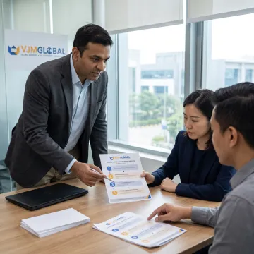 Advisor guiding a Mauritius company setup process