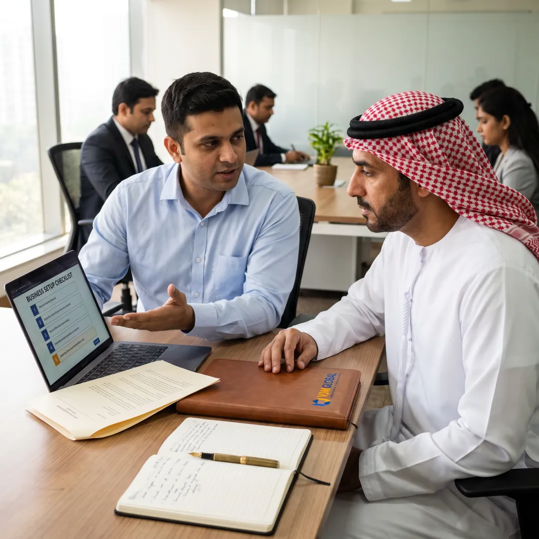 Advisor guiding a cross-border company formation process