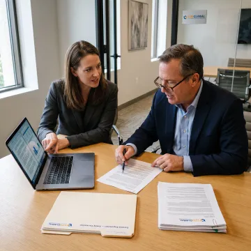 US business team planning an Estonia company setup
