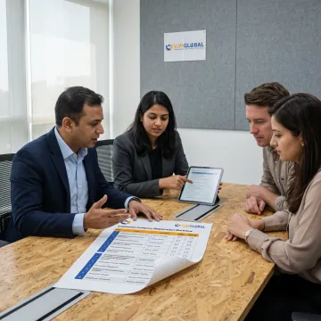 Advisers guiding a business incorporation process