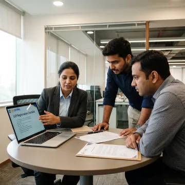Advisor explaining LLP incorporation requirements to founders