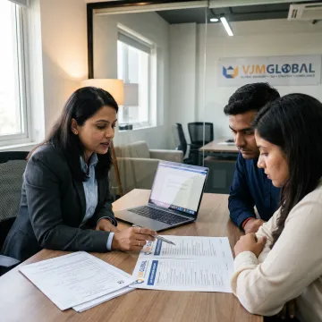 Consultant guiding founder through LLP registration