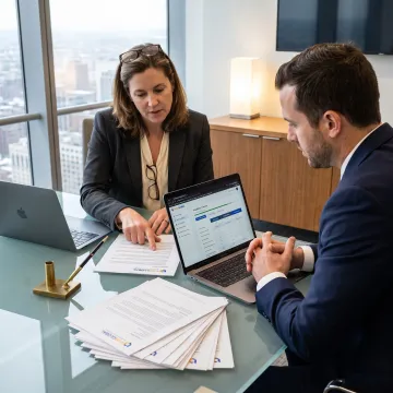 Business advisors reviewing formation documents in Philadelphia