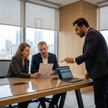 Business professionals planning Saudi Arabia company formation
