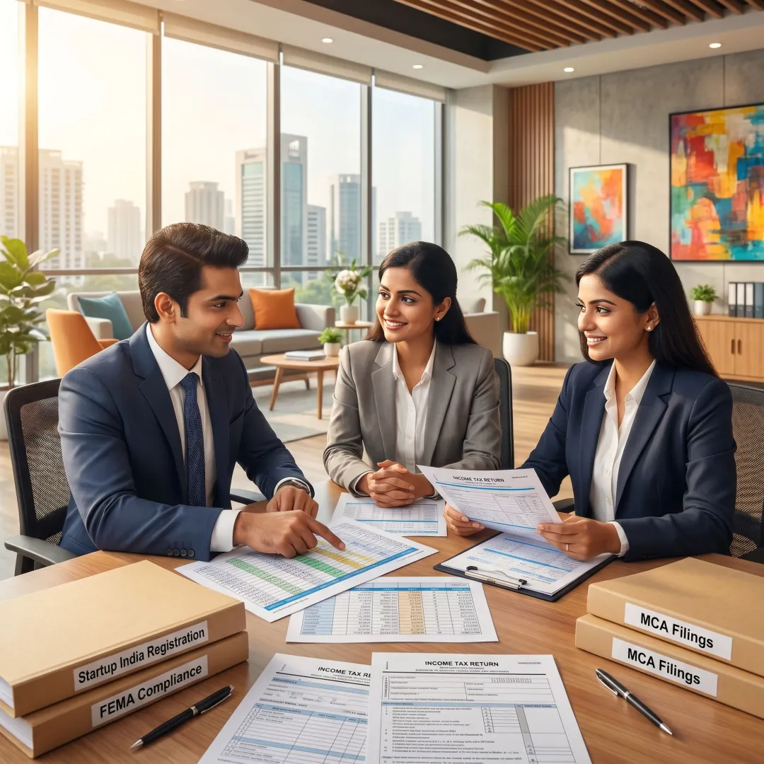 Startup accounting support for India operations