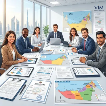 Consultants advising a Singapore company on UAE business setup