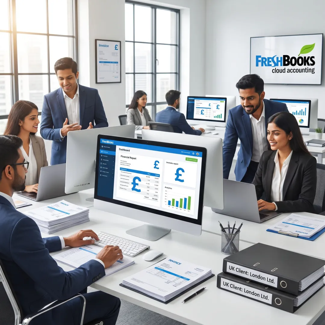 Remote bookkeeping support for UK companies