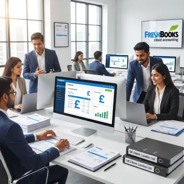 Remote bookkeeping support for UK companies
