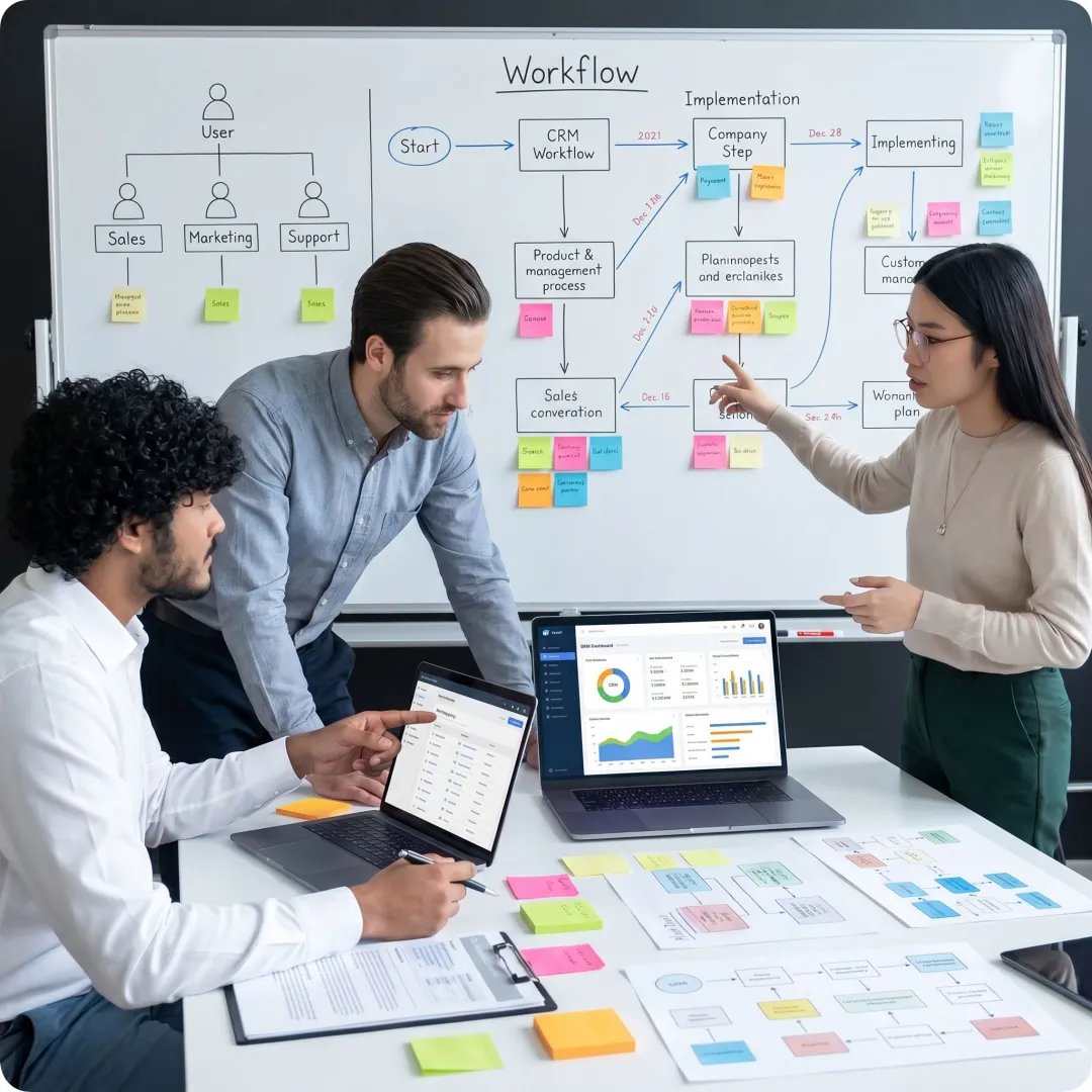 Zoho CRM implementation planning session