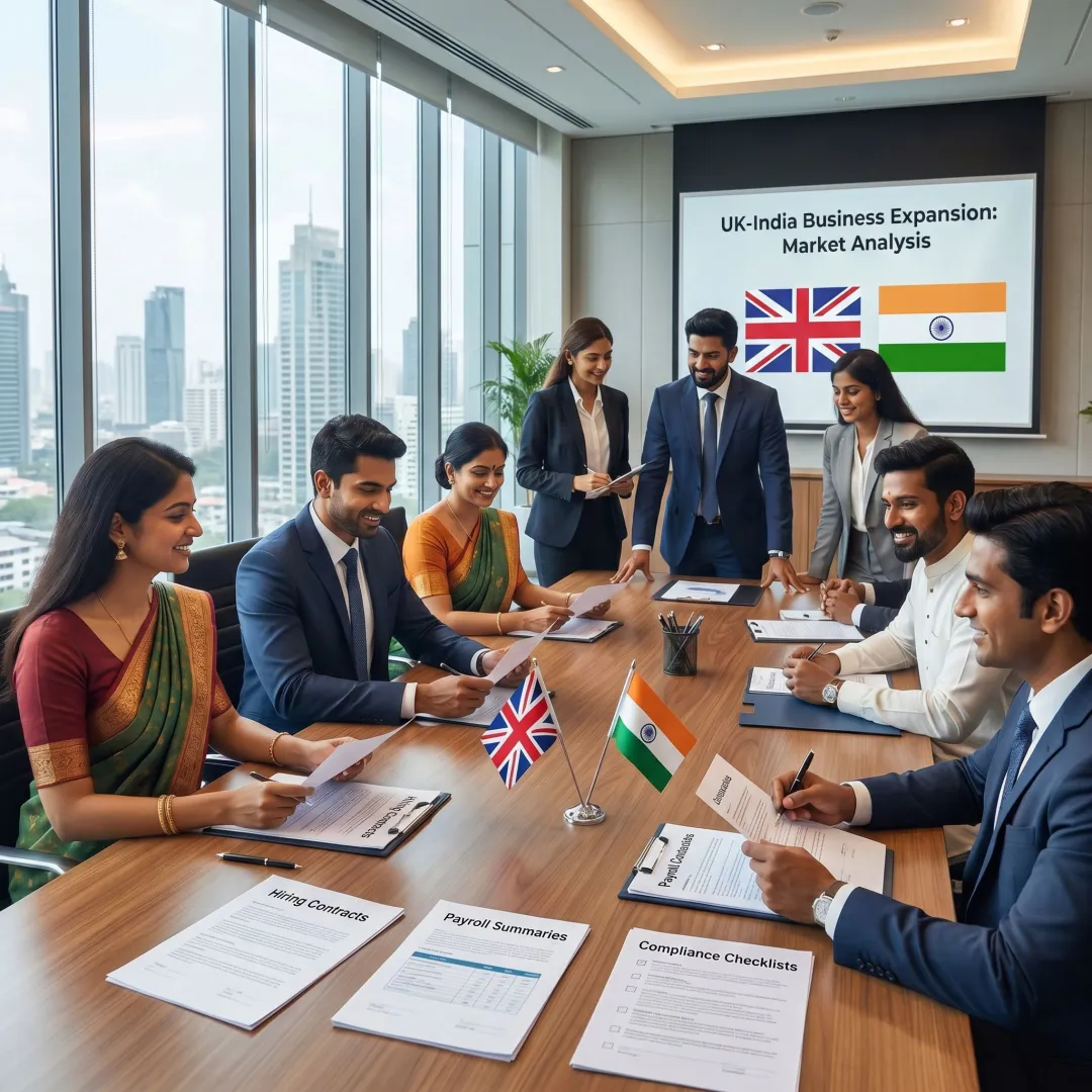 HR and compliance team supporting India market hiring