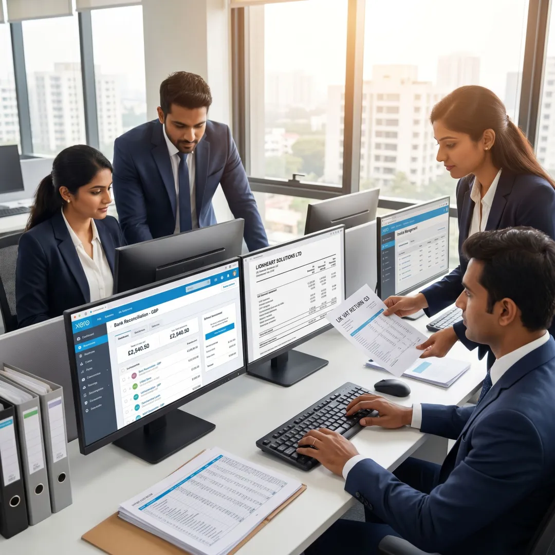Accountants managing Xero books for UK clients