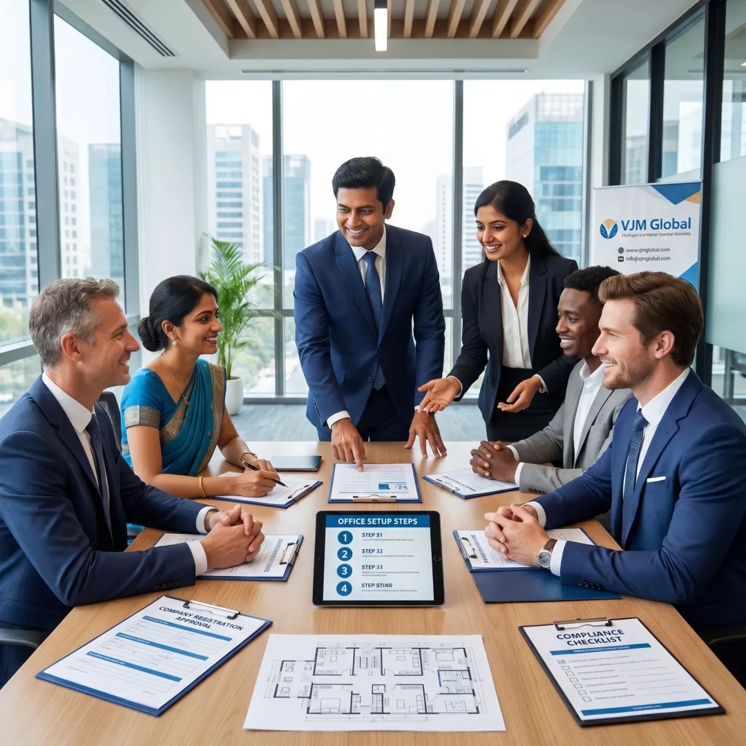 Project office setup process for a UK company in India
