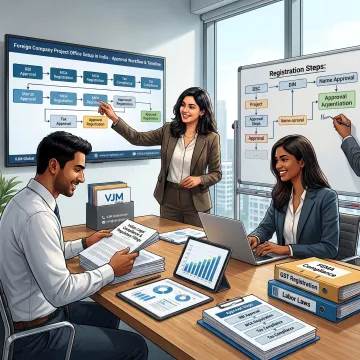 Step-by-step project office registration process in India