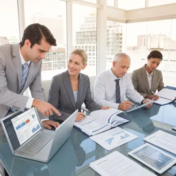 Financial assurance meeting with audit team