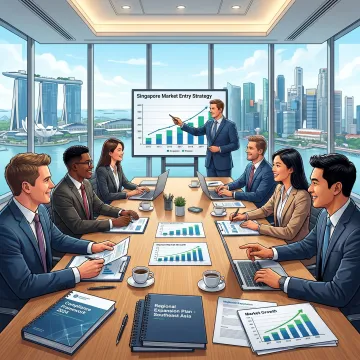 Consultants advising a Singapore business on US expansion