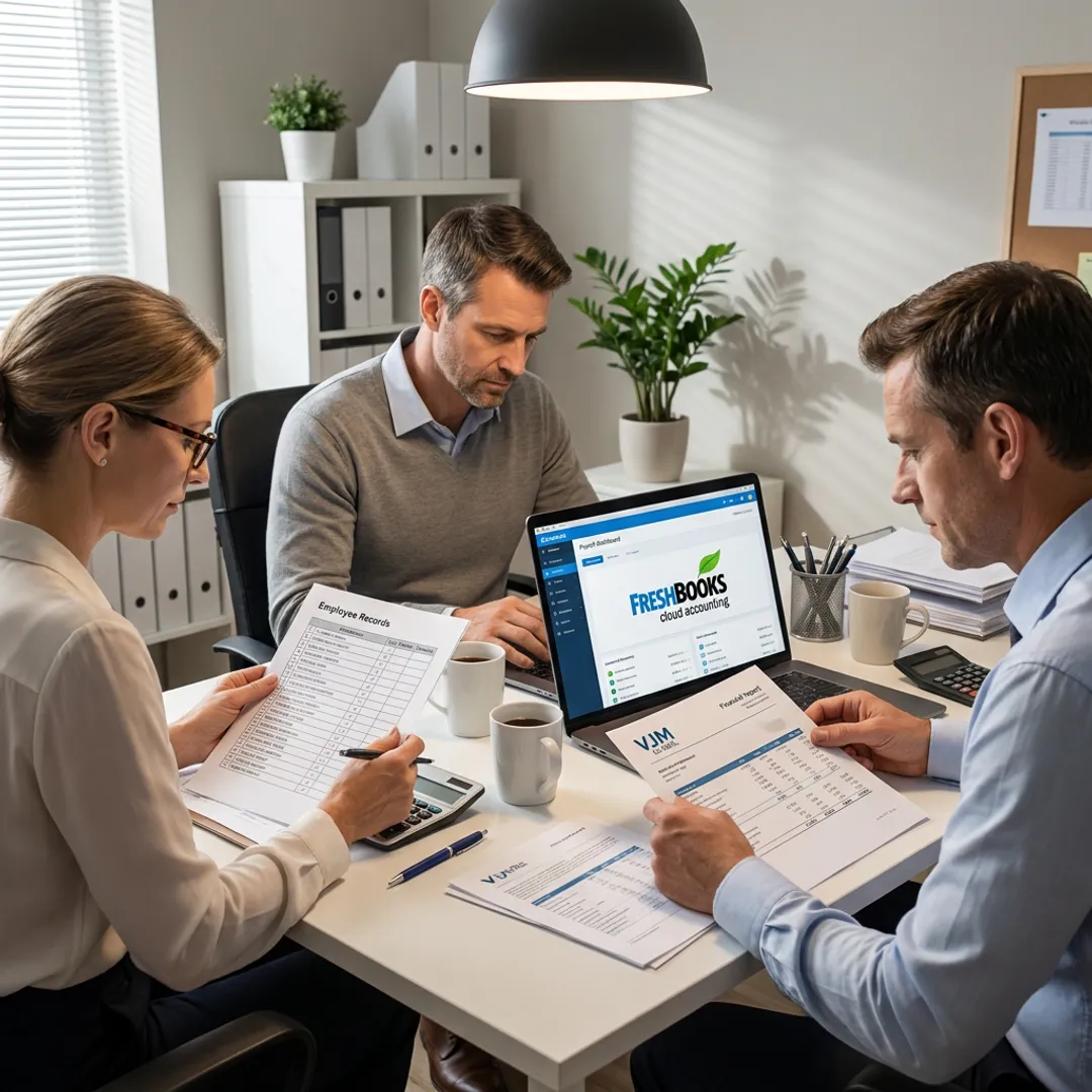 Payroll team following a structured processing workflow