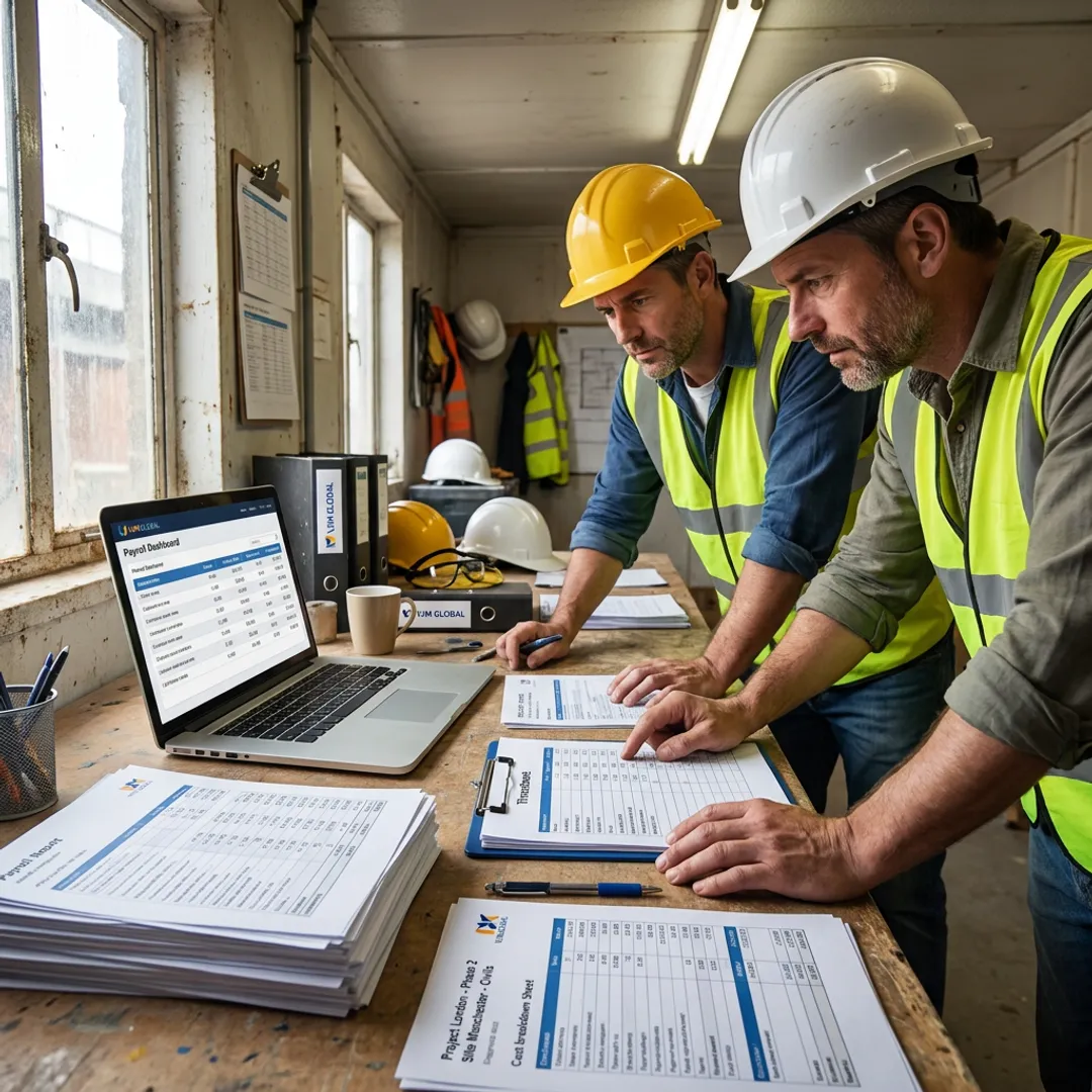 UK construction contractor payroll review