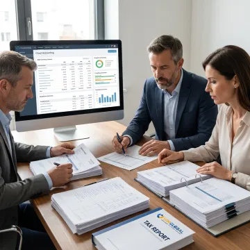 Outsourced accounting team supporting a US business