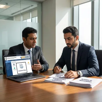 Online company registration consultation for UAE businesses