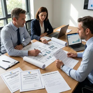 Advisors planning company formation for a manufacturing startup