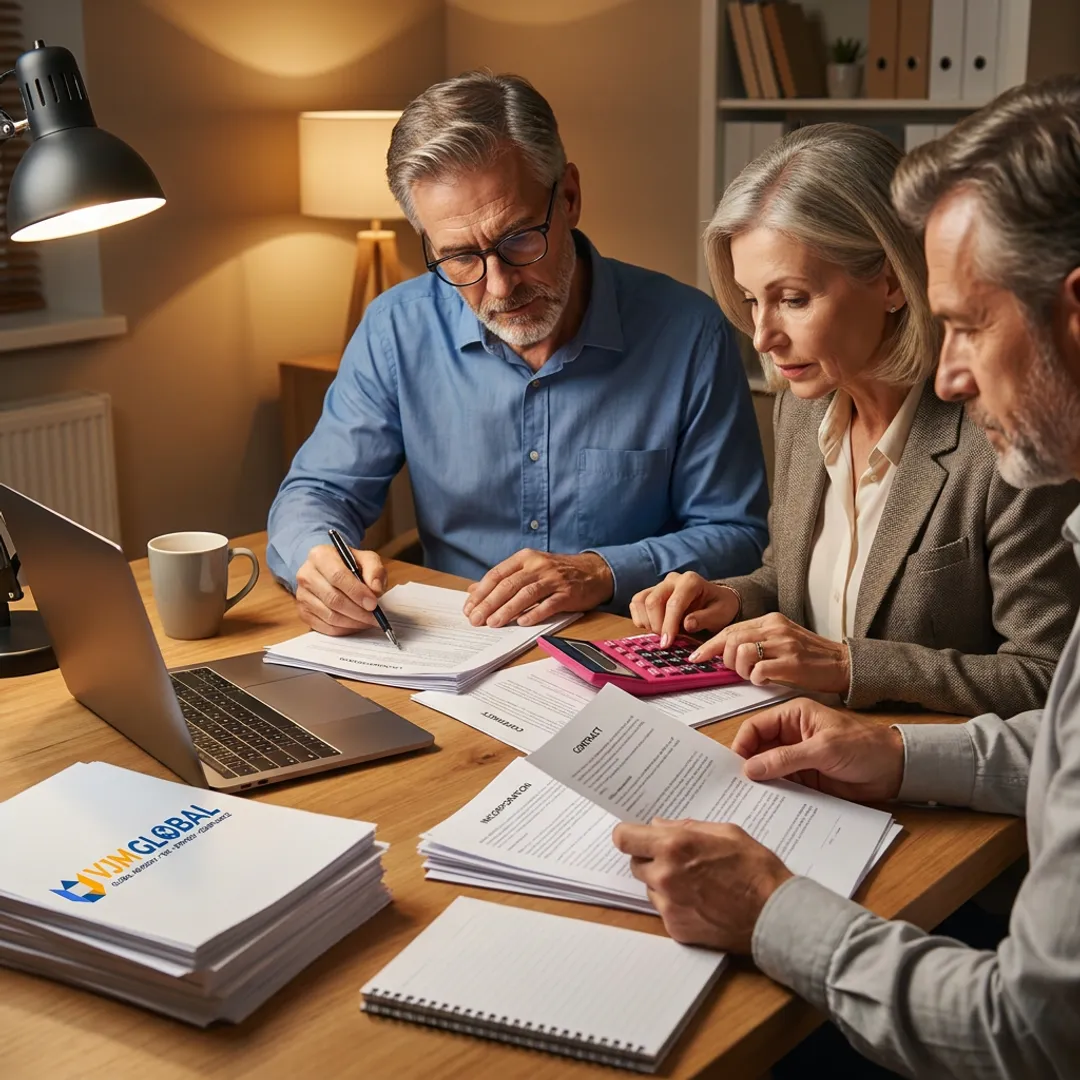 Business formation consultation in an office