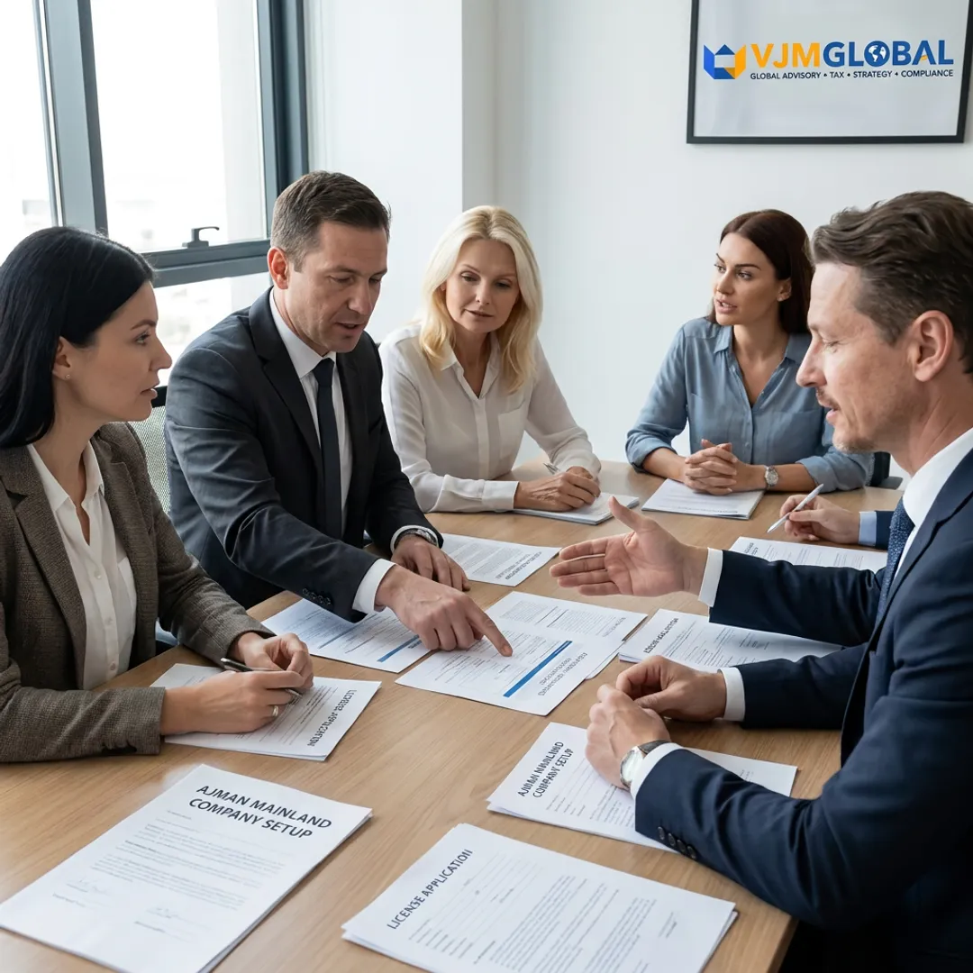 Business setup consultation for Ajman Mainland