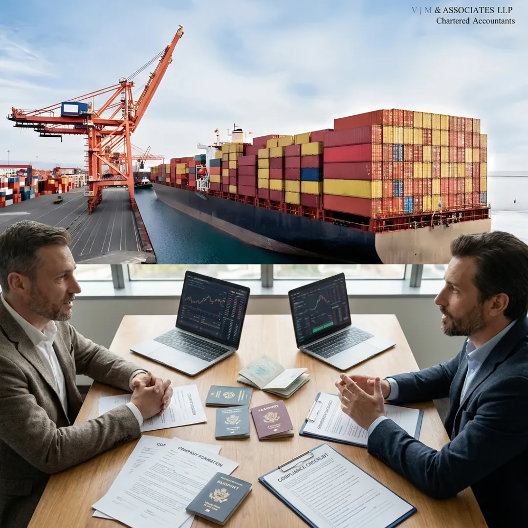 Advisors reviewing Dubai company formation documents
