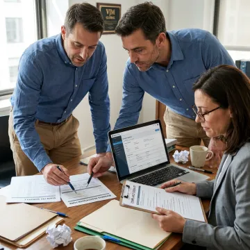 Advisor explaining business registration costs