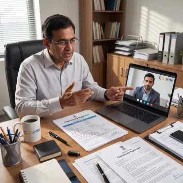 Advisor assisting a founder with Indian business setup