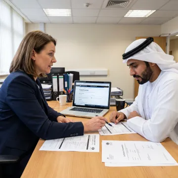 Consultant guiding a founder through UK company formation