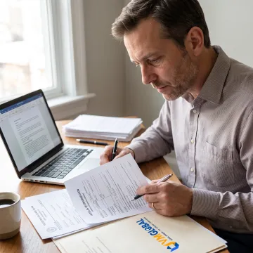 Entrepreneur reviewing North Carolina business formation documents with an advisor