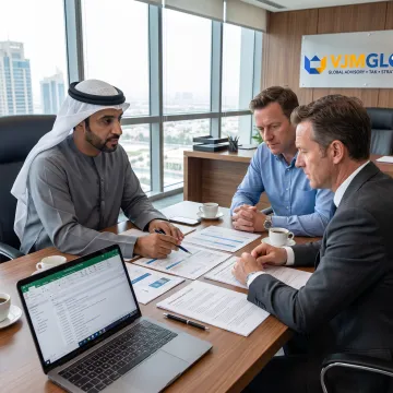 UK business leaders reviewing Sharjah mainland company formation plans