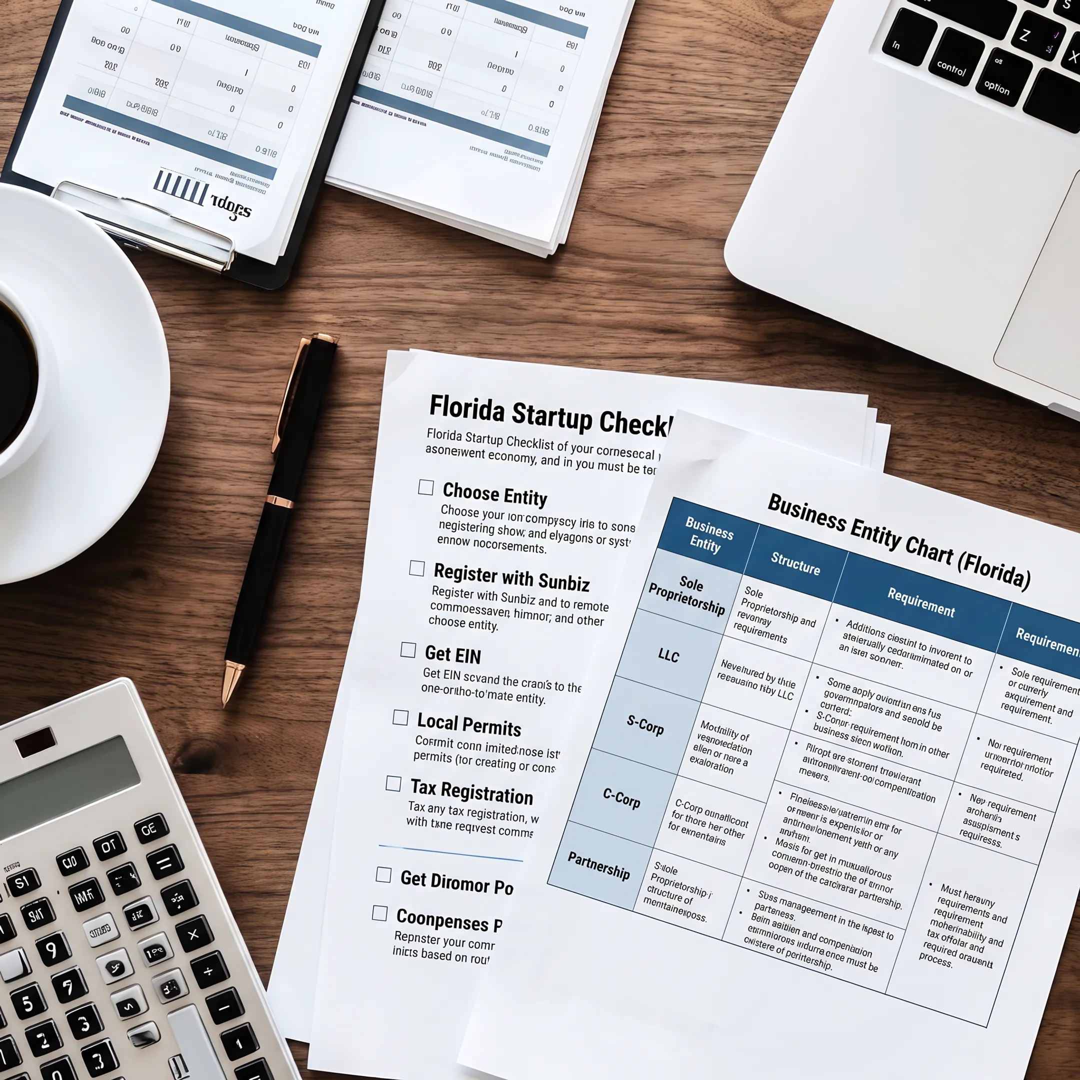 Advisor discussing a Florida business setup plan