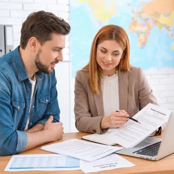 Founder and advisor planning a new company structure