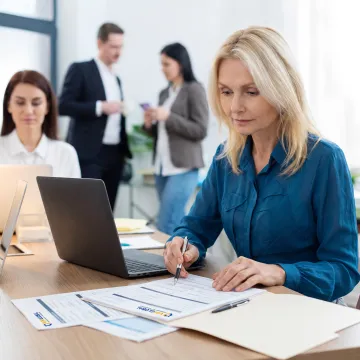 Business owner completing UK company formation documents